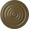 Ekena Millwork Carton Ceiling Medallion (For Canopies up to 3 3/4"), 17 3/4"OD x 1 3/8"P, Mississippi Mud CM18CAMMF - alternate 1
